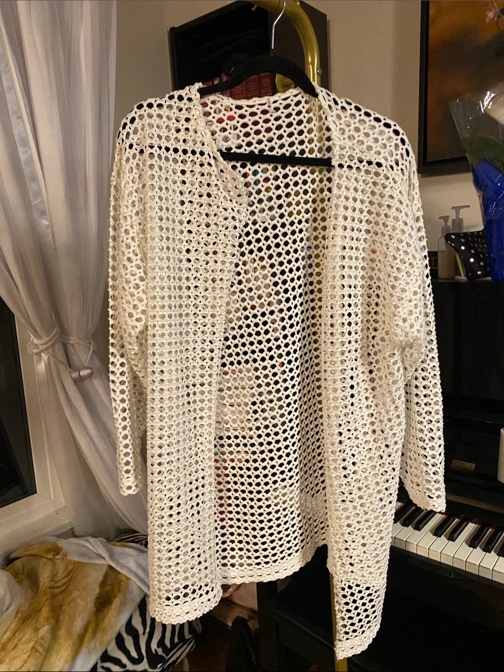 Open Front Crochet Cardigan